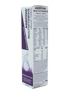 Multivitamins Caffeine Pineapple Flavored Effervescent - 20 Tablets