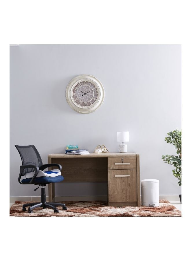 Home Box Lavish Gel Memory Foam Chair Cushion Blue/White 44x9.5x38cm  - Image 5