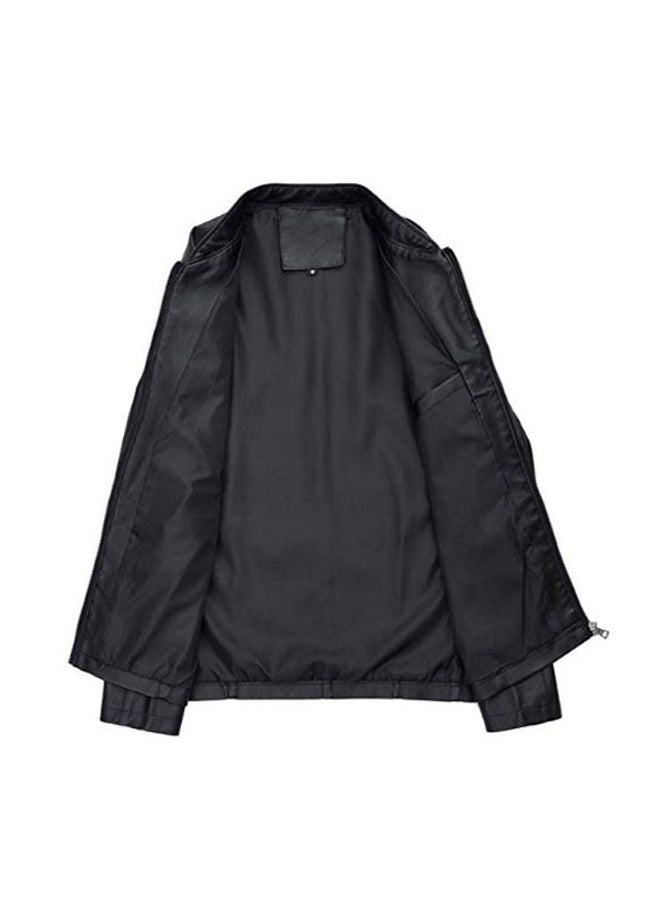 Casual Long Sleeve Jacket Black  - Image 3