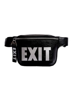 Casual Style Elegant All Match Waist Bag Black
