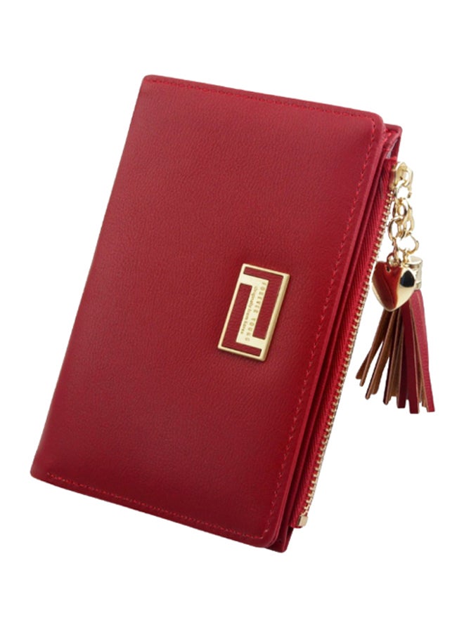 Forever young Tassel Decor Fashion Wallet Red
