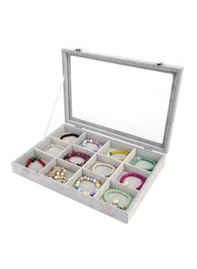 East Lady Velvet Jewelry Organizer Case - Image 2