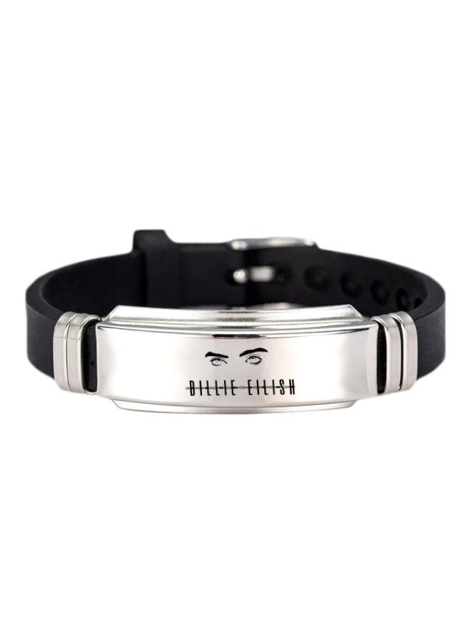 Beauenty Stainless Steel Wristband Bracelet Silver/Black  - Image 1