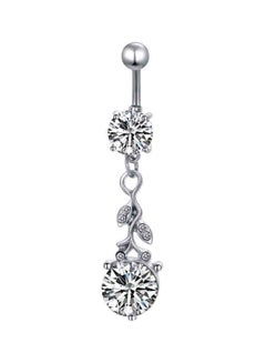 Stainless Steel Dangle Belly Button Ring