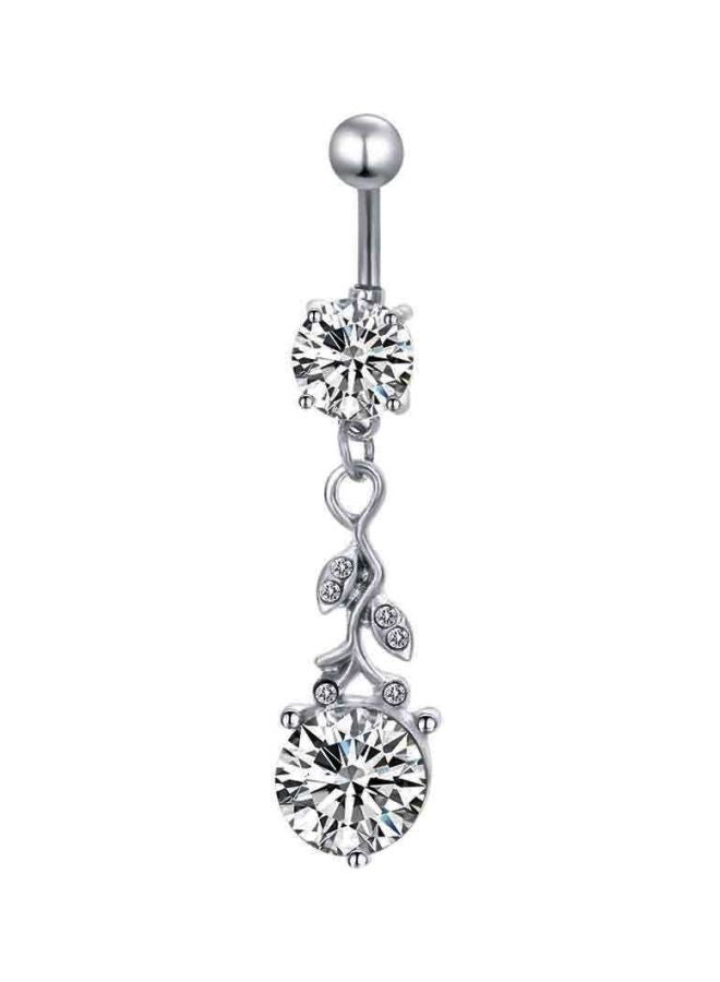 Generic - Stainless Steel Dangle Belly Button Ring - Image 1