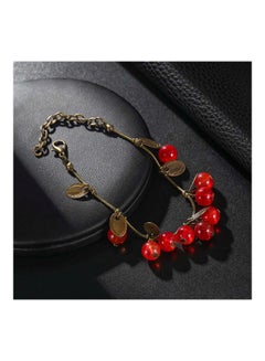 Beauenty Crystal Cherry Metal Charm Bracelet  - Image 4