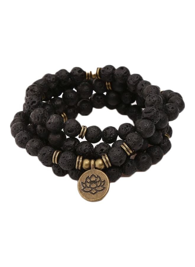 Beauenty - Lava Rock Stone Beaded Bracelet - Image 1