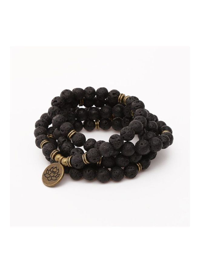 Beauenty - Lava Rock Stone Beaded Bracelet - Image 1