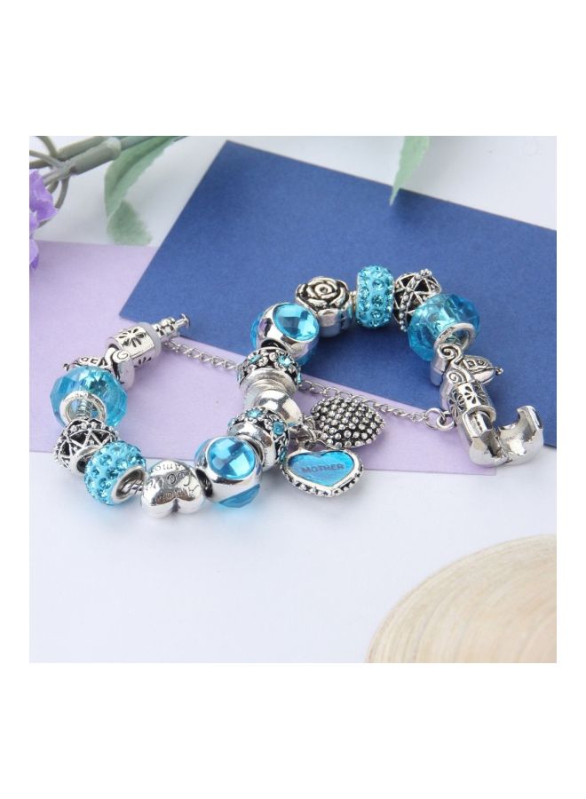 Beauenty Flower Glass Beaded Charm Bracelet  - Image 4