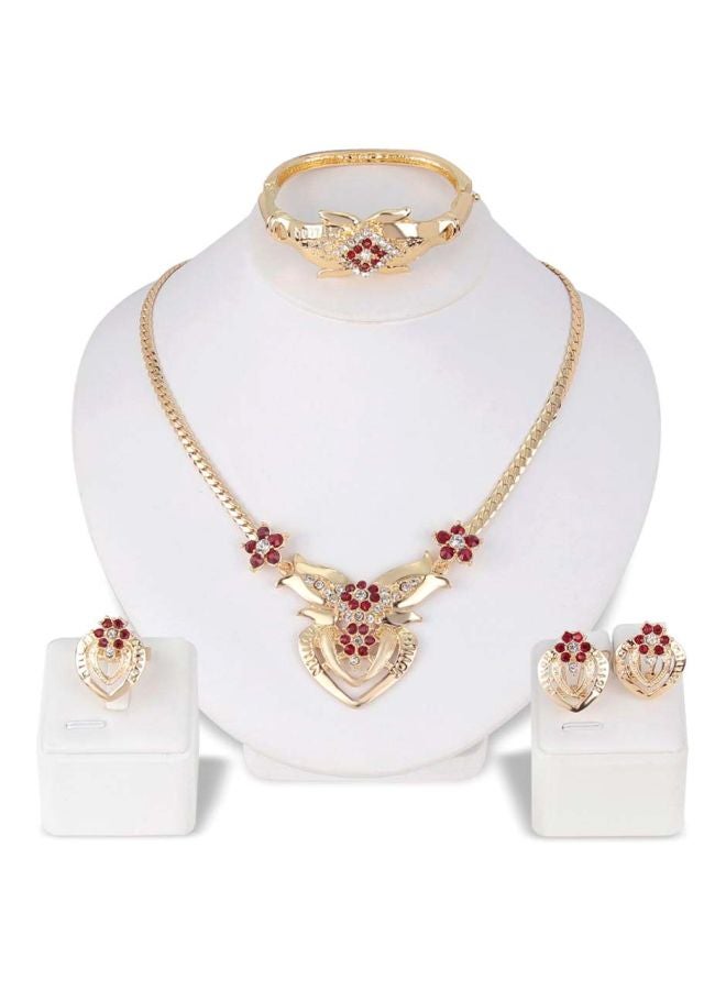Beauenty 5-Piece Rhinestone Studded Jewelry Set - Image 2