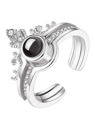 Copper Crystal Studded Adjustable Ring - v1589394539/N36275073A_1