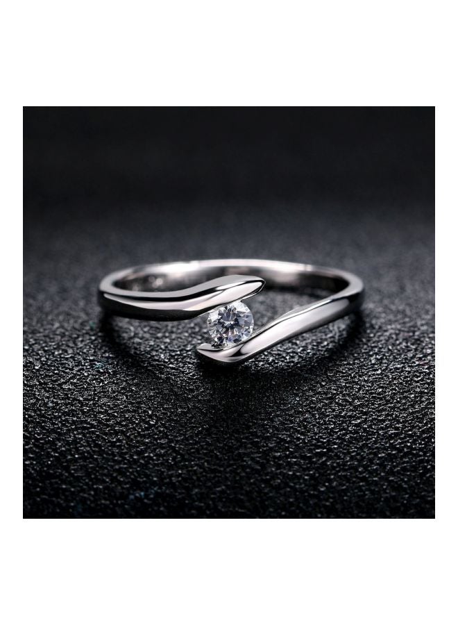 Beauenty Copper Cubic Zirconia Studded Engagement Ring  - Image 2