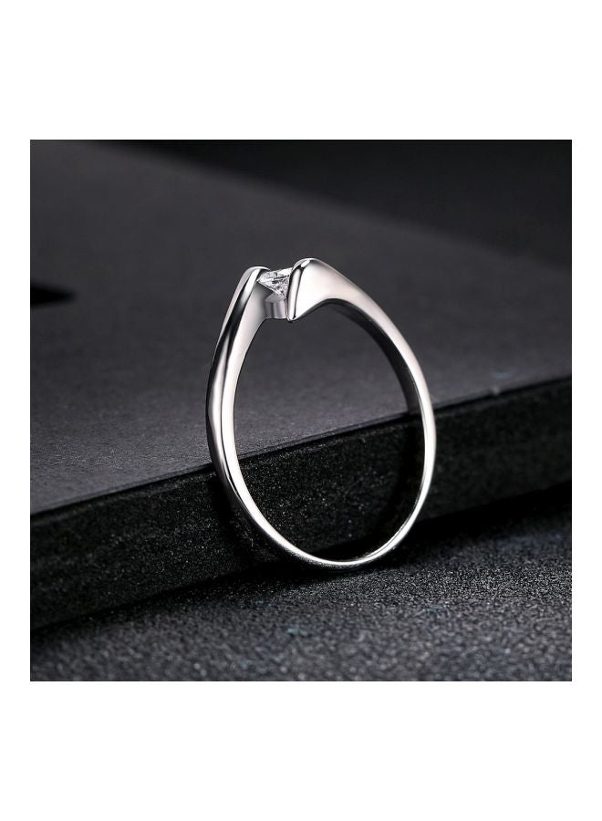 Beauenty Copper Cubic Zirconia Studded Engagement Ring  - Image 3