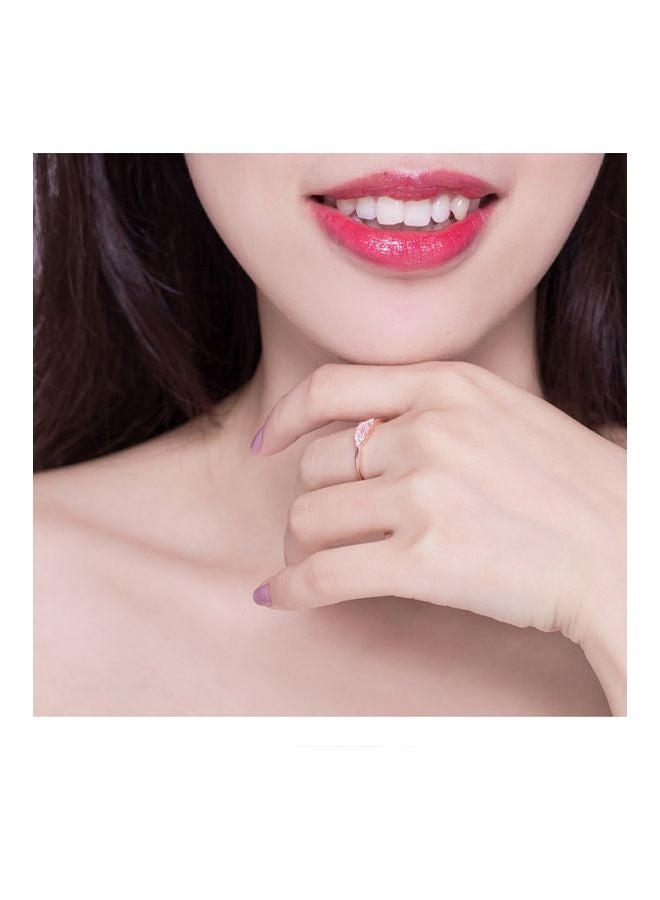 خاتم مرصع بالكريستال من الفضة الإسترلينية عيار 925 - Image 3