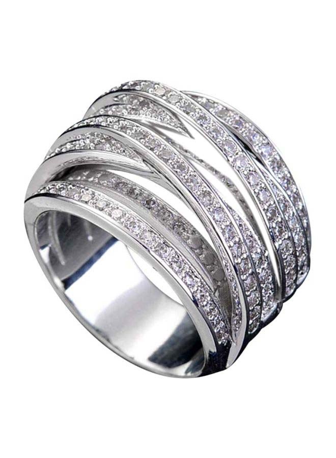 بيوينتي خاتم من النحاس مرصع بأحجار الزركونيا المكعبة - Image 1