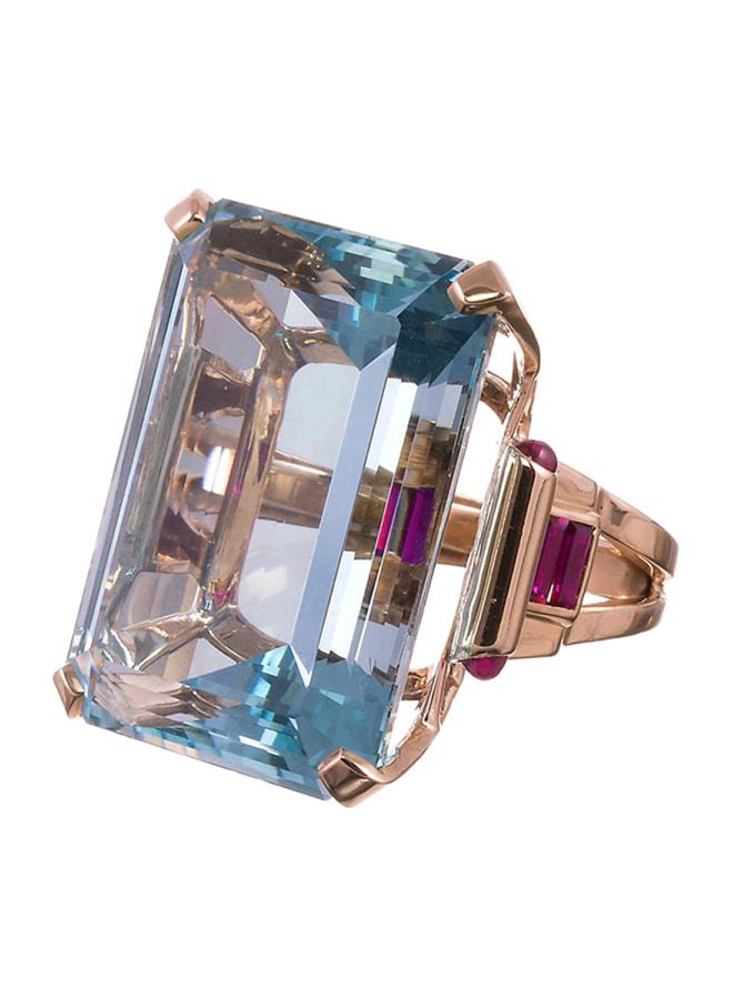 Beauenty Copper Cubic Zirconia Studded Ring - Image 1