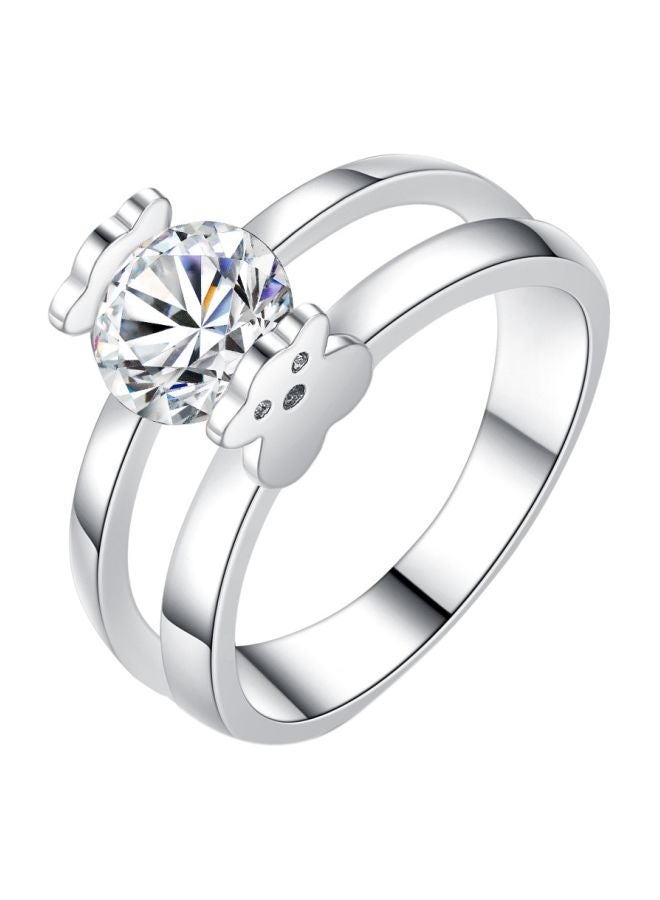 Beauenty Copper Zircon Studded Ring - Image 1