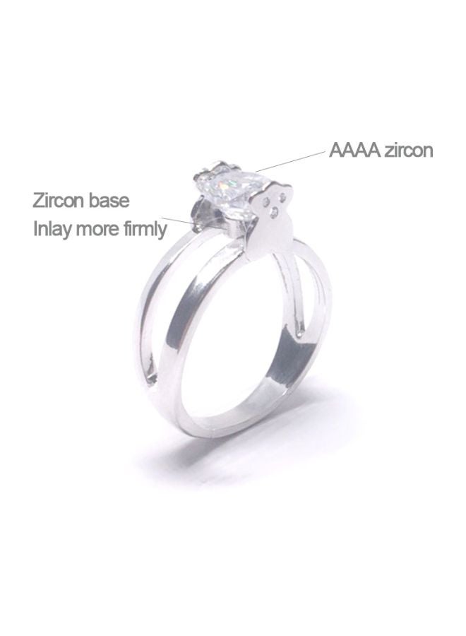 Beauenty Copper Zircon Studded Ring - Image 4