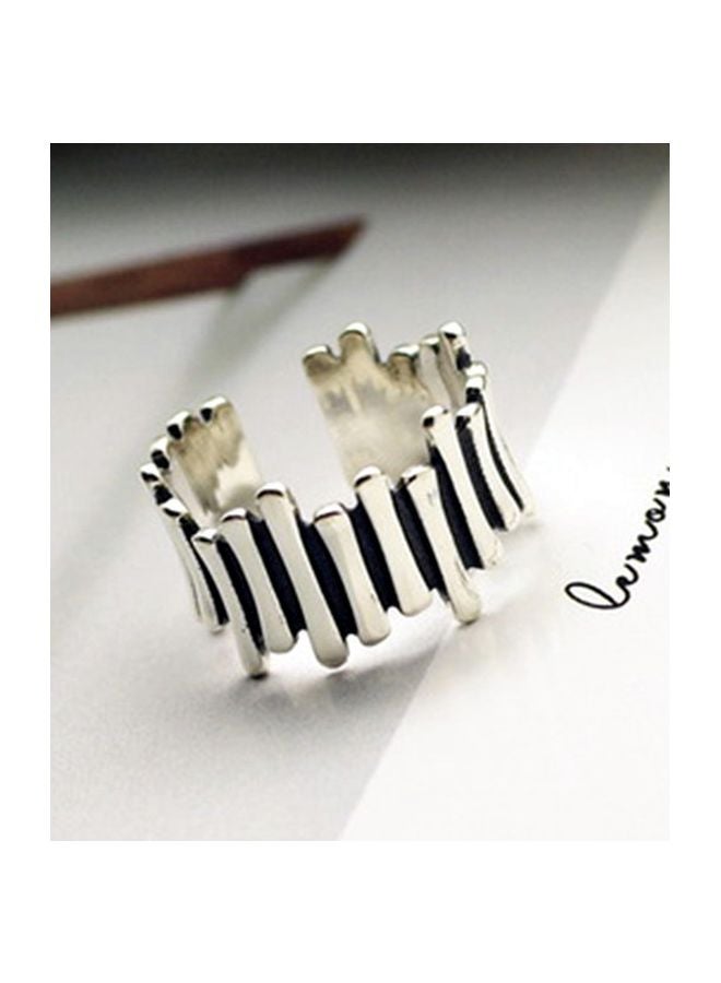 بيوينتي خاتم من الفضة الإسترليني 925 بتصميم هندسي - Image 3