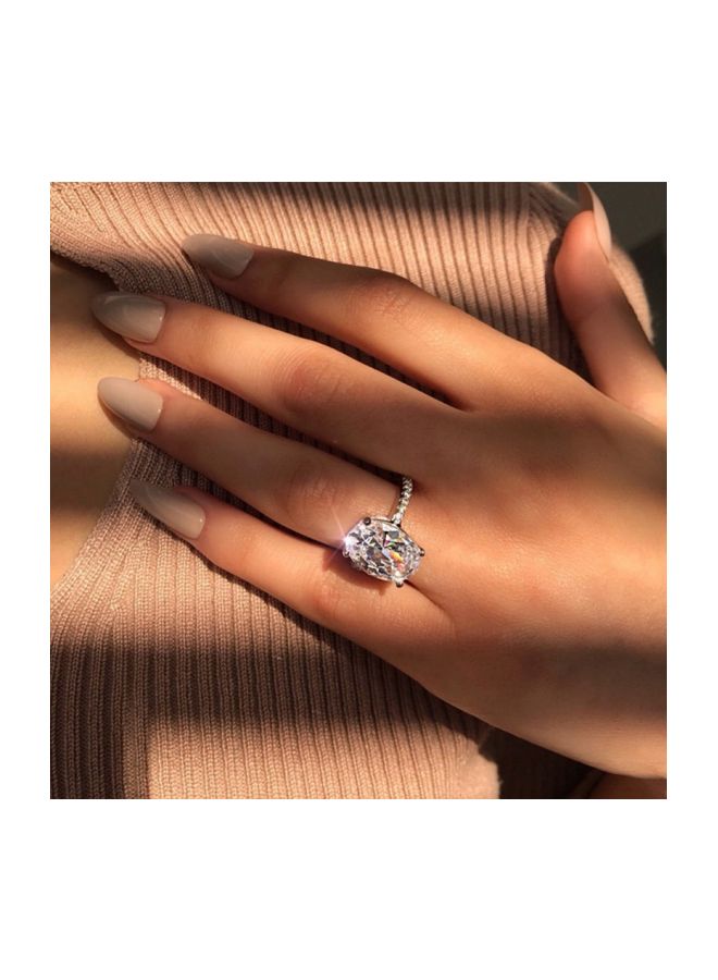 بيوينتي خاتم زواج من النحاس مرصع بأحجار الزركونيا المكعبة - Image 4