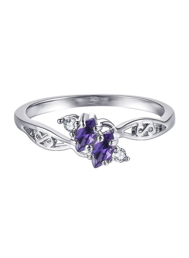 Beauenty Metal Cubic Zirconia Studded Ring  - Image 1