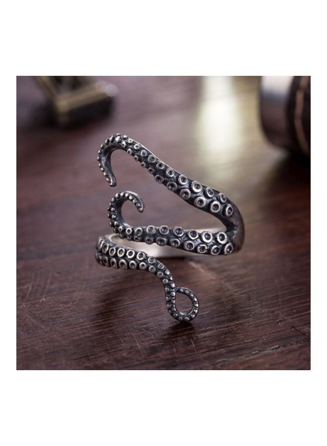 بيوينتي خاتم بتصميم أخطبوط البحر مصنوع من التيتانيوم - Image 5