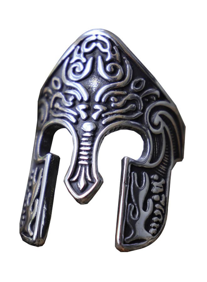 Beauenty Stainless Steel Viking Warrior Helmet Shaped Ring  - Image 1