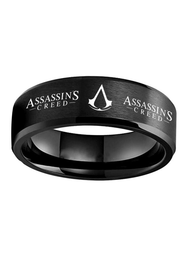 Beauenty Titanium Steel Assassins Creed Embossed Ring 