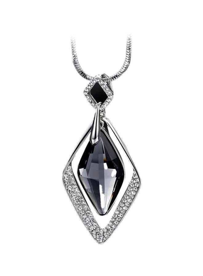 Beauenty Alloy Rhinestone Studded Pendant Necklace  - Image 1