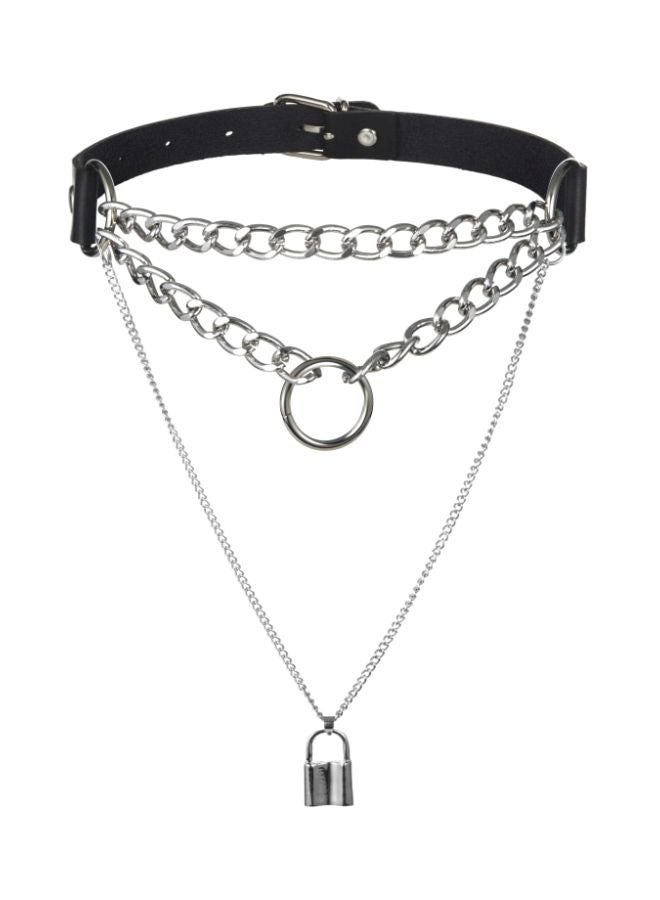 بيوينتي قلادة بسلسلة على شكل قفل - Image 1