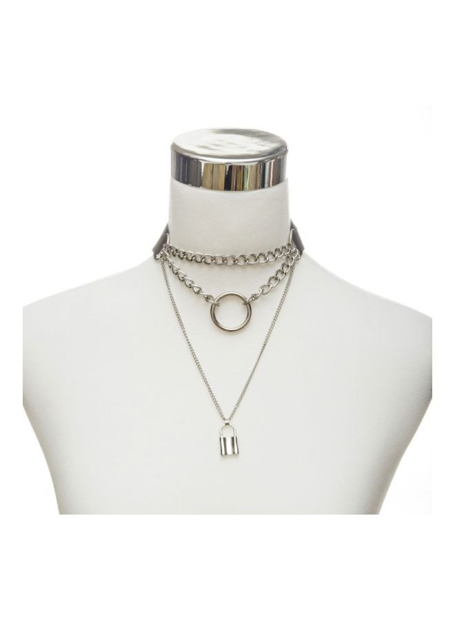 بيوينتي قلادة بسلسلة على شكل قفل - Image 3