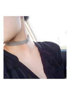 Rhinestone Choker Necklace - v1589396533/N36221344A_2