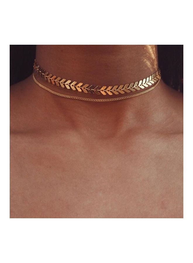 Beauenty - Zinc Alloy Two Layer Choker Necklaces - Image 1