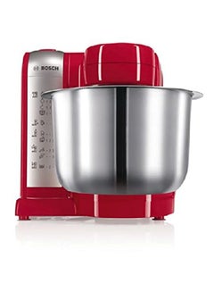 بوش محضر طعام من الستانلس ستيل 3.9 L 600.0 W MUM48R1GB أحمر  - Image 3