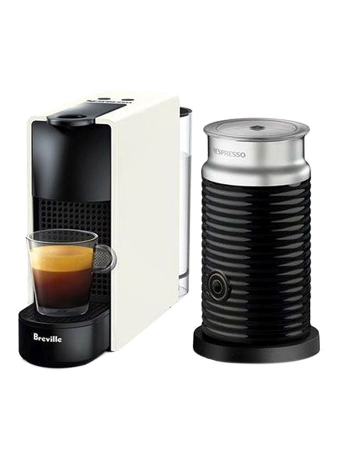 Breville Electric Nespresso Essenza Mini Bundle 1255W 1255.0 W BEC250-white White/Black 