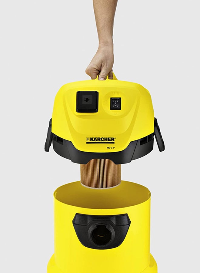 KARCHER Electric Multi-Purpose Vacuum Cleaner 17 L 1000 W 1.629-600.0 Black/Yellow - Image 3
