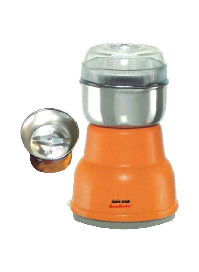 هوم ماستر مطحنة قهوة من الستانلس ستيل بقدرة 200 وات 200.0 W HM-836 برتقالي  - Image 2