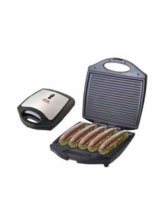 هوم ماستر شواية ساندوتش 1100 وات 1100.0 W HM-323 أسود  - Image 2