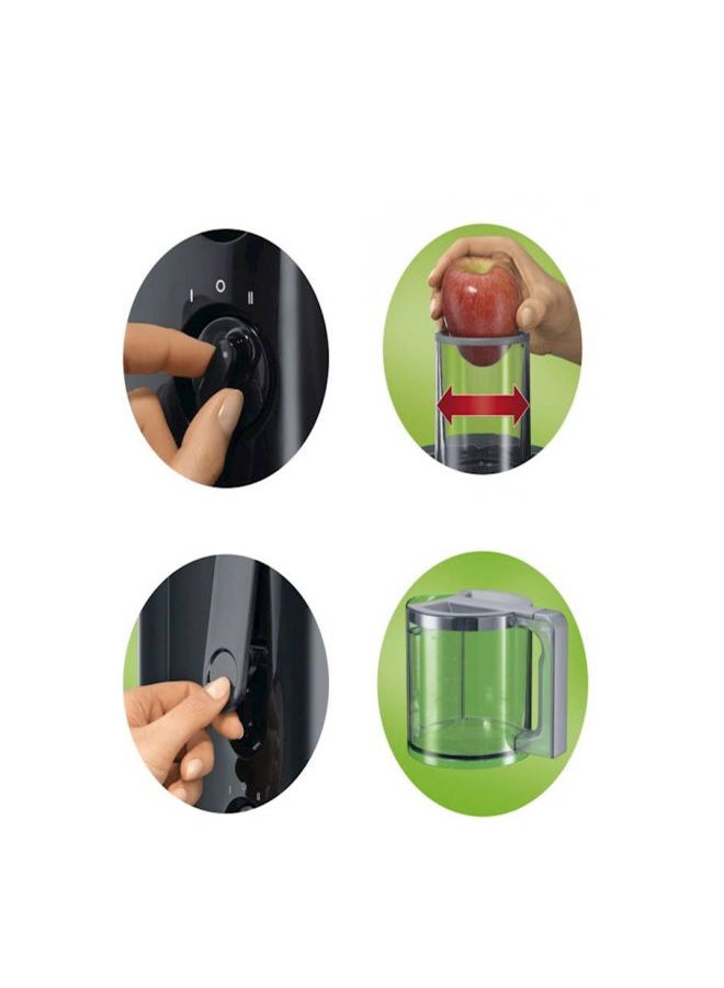 عصارة ملتي كويك 1.25 L 800.0 W J300 أسود