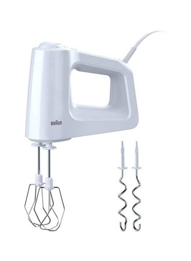 BRAUN - MultiMix 3 Hand Mixer 500W 500.0 W HM3105 White/Silver/Clear - Image 1