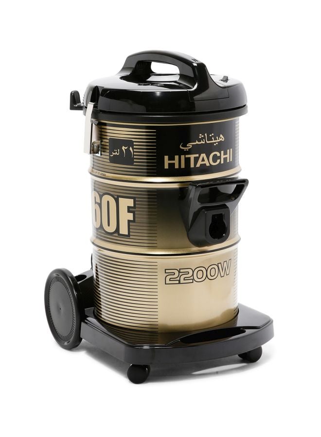 هيتاشي مكنسة كهربائية أسطوانية بقدرة 2200 وات 21 L 2200 W 100081572 متعدد الألوان  - Image 2