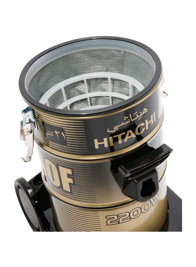 هيتاشي مكنسة كهربائية أسطوانية بقدرة 2200 وات 21 L 2200 W 100081572 متعدد الألوان  - Image 3