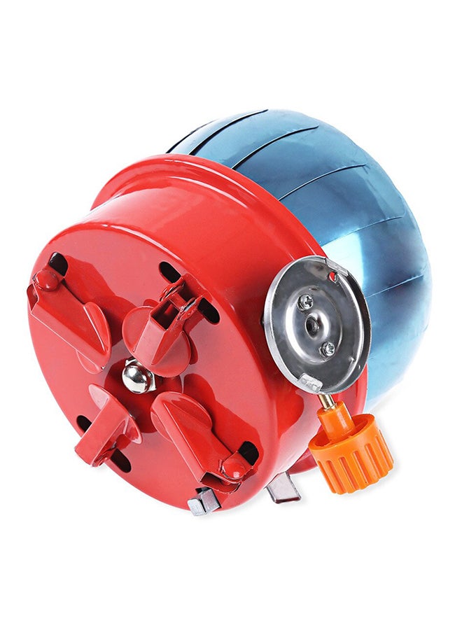 Aotu - Windproof 1-Burner Camping Stove - Red/Blue - Image 1