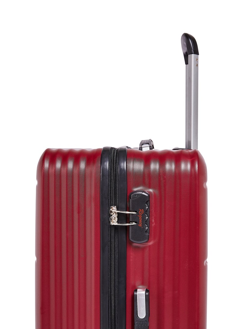 Regency - New Legion Hardside Medium Check in Luggage Trolley Burgundy - Image 1