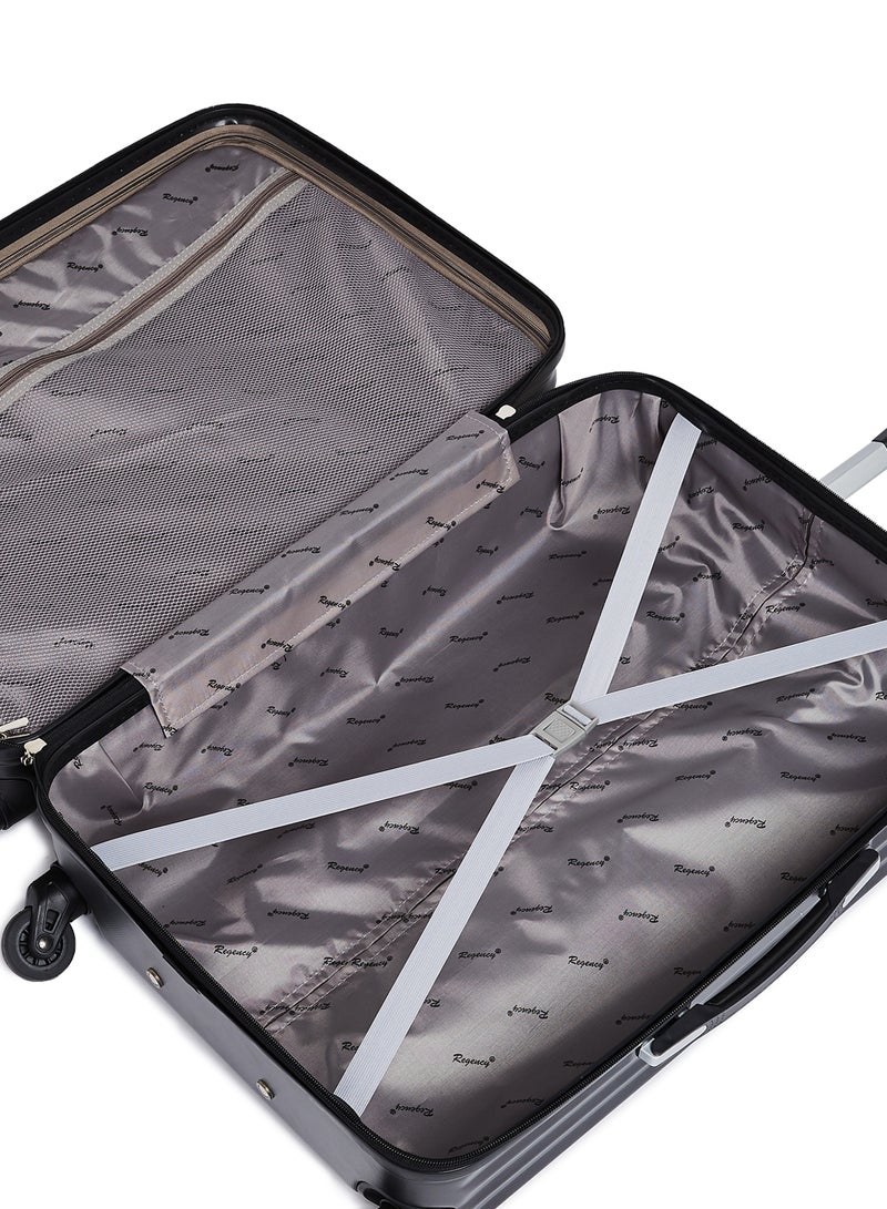 Regency New Legion Hardside Medium Check in Luggage Trolley Black - Image 3