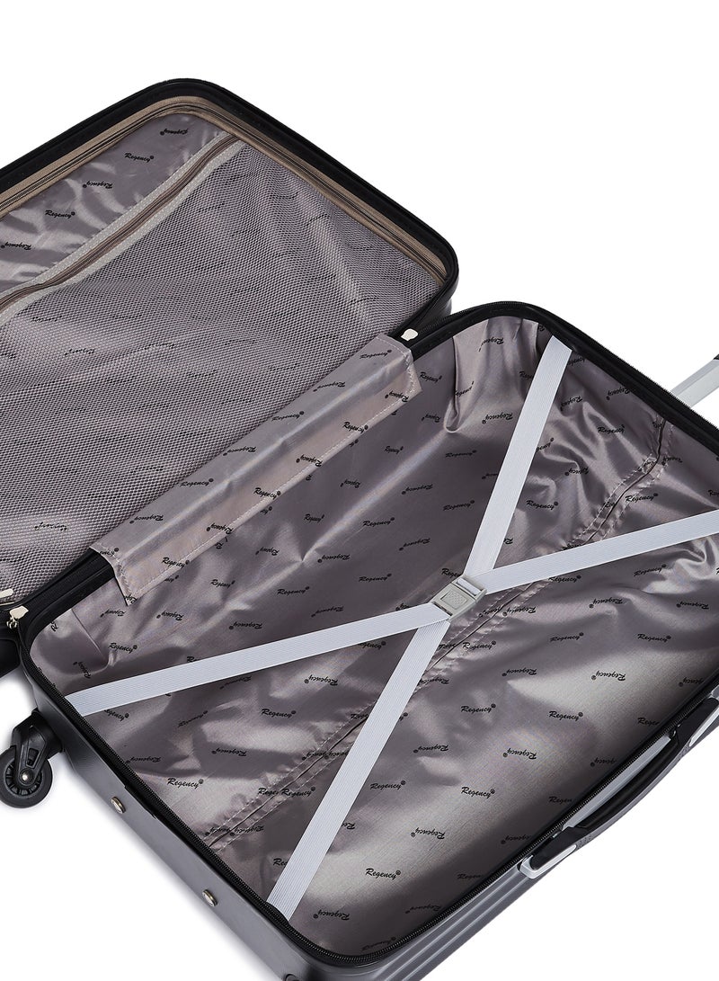 Regency New Legion Hardside 3 Piece Luggage Trolley Set Black - Image 3