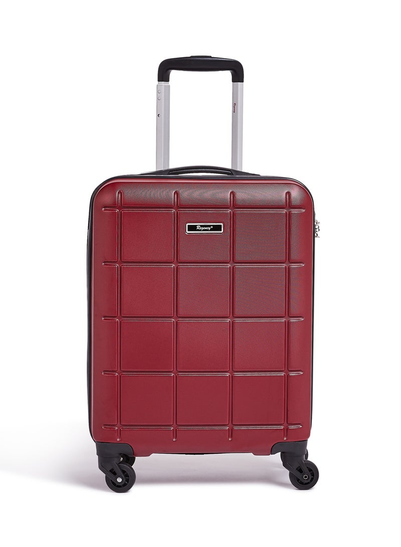 Regency New Legion Hardside Small Cabin Luggage Trolley Burgundy - Image 1