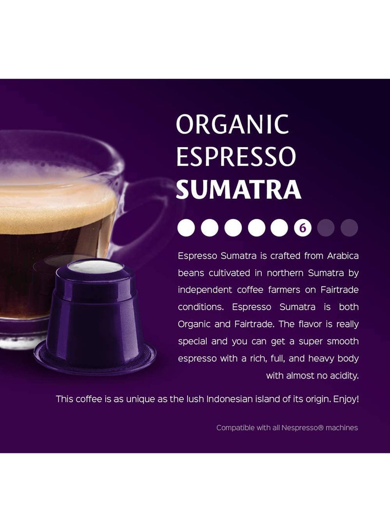 30 Nespresso Compatible Organic Selection Capsules 150grams