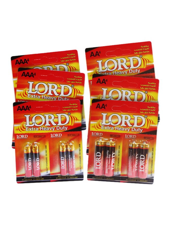 Lord Set Of 24 Batteries Multicolour