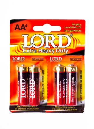 Set Of 4 AA Batteries Multicolour - v1589443438/N37995931A_1